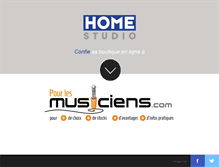 Tablet Screenshot of homestudio.fr